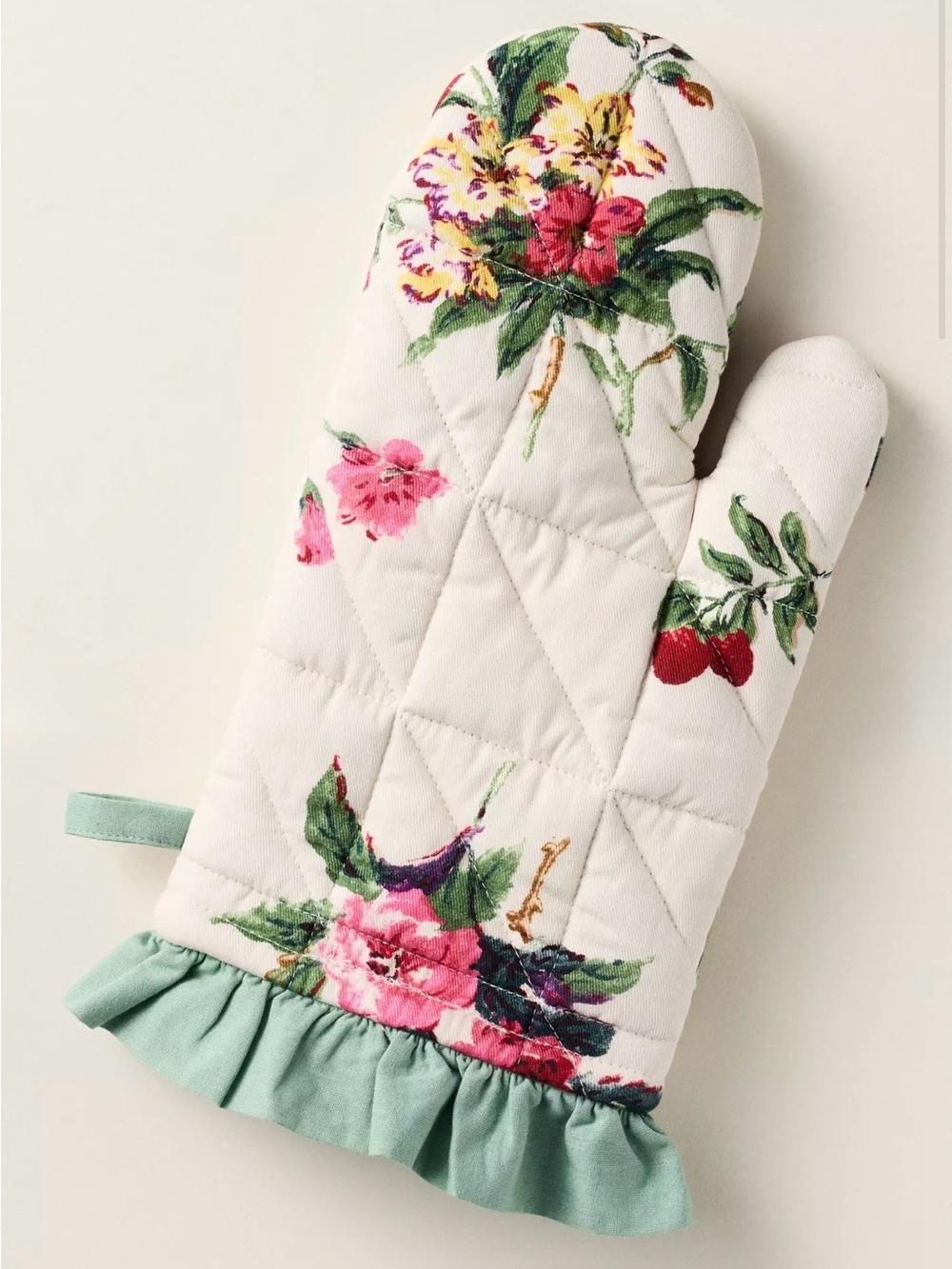NEW Anthropologie Camille Cotton Oven Mitt and Camille Napkins, Set of 2 - Picture 2 of 5